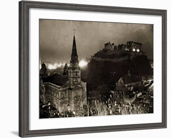 Edinburgh Castle Palace, Prison and Fortress, 1940s--Framed Photographic Print