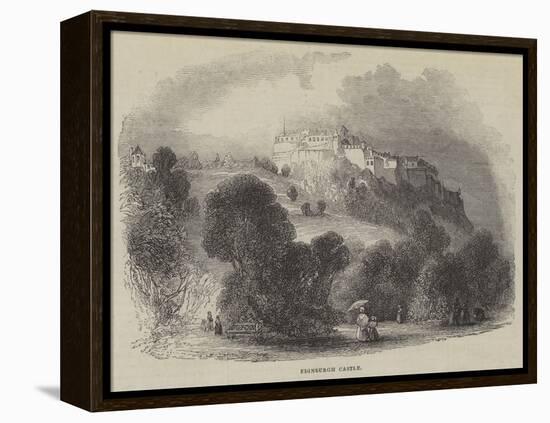 Edinburgh Castle-null-Framed Premier Image Canvas