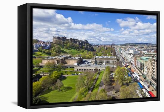 Edinburgh City Skyline-Neale Clark-Framed Premier Image Canvas