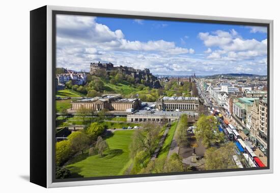 Edinburgh City Skyline-Neale Clark-Framed Premier Image Canvas