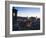 Edinburgh Cityscape at Dusk Towards Edinburgh Castle, Edinburgh, Lothian, Scotland, Uk-Amanda Hall-Framed Photographic Print