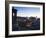 Edinburgh Cityscape at Dusk Towards Edinburgh Castle, Edinburgh, Lothian, Scotland, Uk-Amanda Hall-Framed Photographic Print