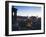 Edinburgh Cityscape at Dusk Towards Edinburgh Castle, Edinburgh, Lothian, Scotland, Uk-Amanda Hall-Framed Photographic Print