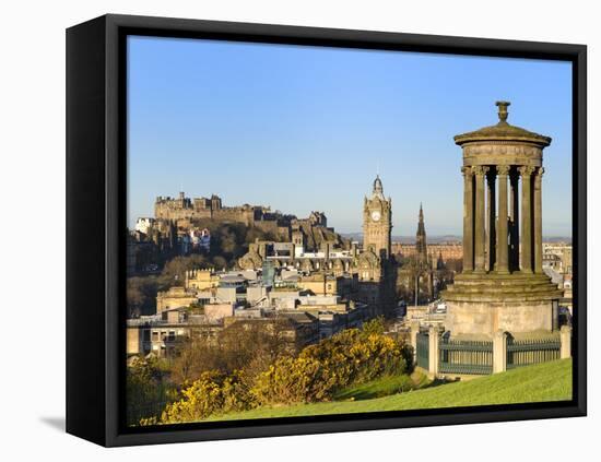 Edinburgh Cityscape from Calton Hill, Edinburgh, Lothian, Scotland-Chris Hepburn-Framed Premier Image Canvas