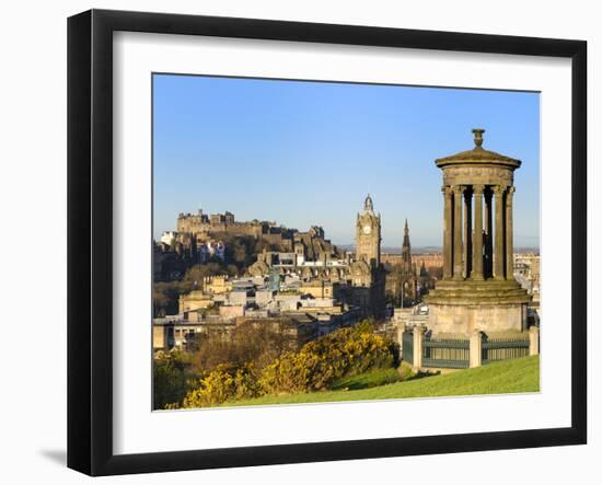 Edinburgh Cityscape from Calton Hill, Edinburgh, Lothian, Scotland-Chris Hepburn-Framed Photographic Print