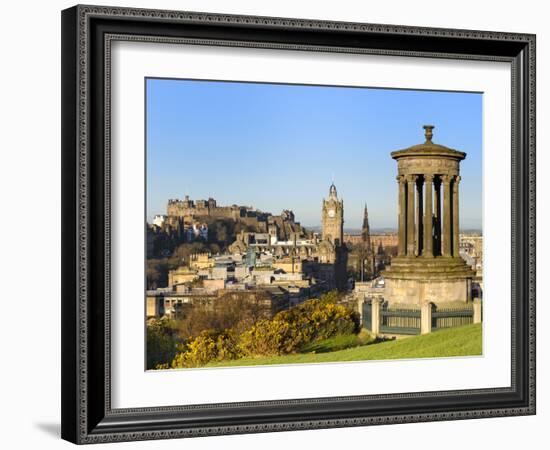 Edinburgh Cityscape from Calton Hill, Edinburgh, Lothian, Scotland-Chris Hepburn-Framed Photographic Print