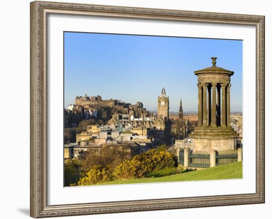 Edinburgh Cityscape from Calton Hill, Edinburgh, Lothian, Scotland-Chris Hepburn-Framed Photographic Print