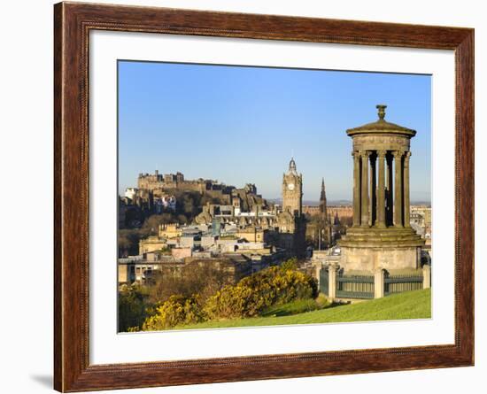 Edinburgh Cityscape from Calton Hill, Edinburgh, Lothian, Scotland-Chris Hepburn-Framed Photographic Print