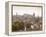 Edinburgh Cityscape From Calton Hill, Edinburgh, Scotland, Uk-Amanda Hall-Framed Premier Image Canvas