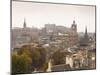 Edinburgh Cityscape From Calton Hill, Edinburgh, Scotland, Uk-Amanda Hall-Mounted Photographic Print