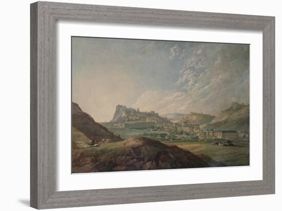 'Edinburgh from Arthur's Seat', 1778, (1935)-Thomas Hearne-Framed Giclee Print