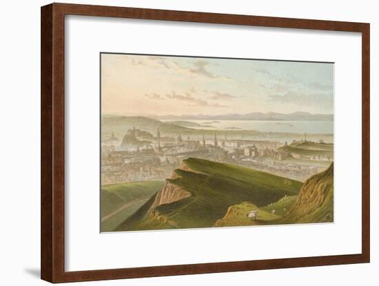 Edinburgh from Arthur's Seat-English School-Framed Giclee Print