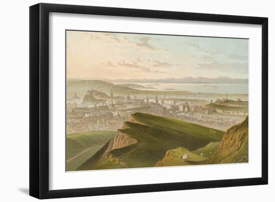 Edinburgh from Arthur's Seat-English School-Framed Giclee Print