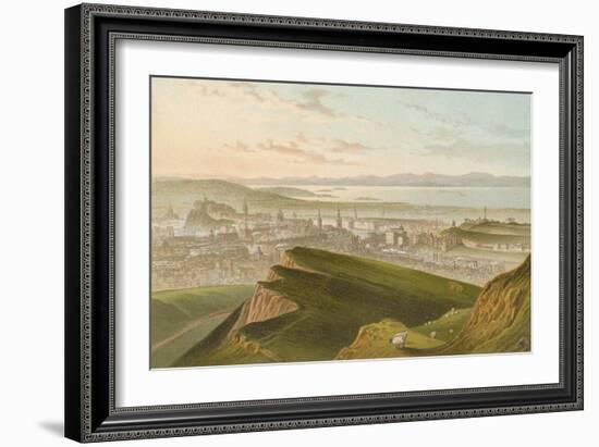 Edinburgh from Arthur's Seat-English School-Framed Giclee Print