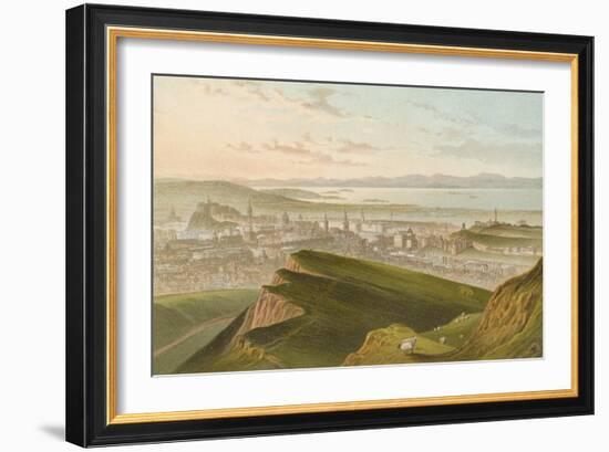 Edinburgh from Arthur's Seat-English School-Framed Giclee Print