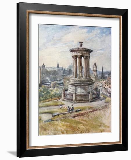Edinburgh from Calton Hill-John Fulleylove-Framed Giclee Print