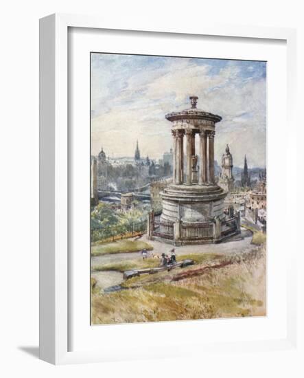 Edinburgh from Calton Hill-John Fulleylove-Framed Giclee Print