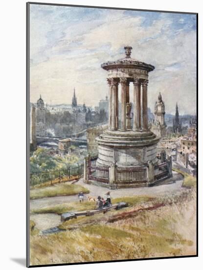 Edinburgh from Calton Hill-John Fulleylove-Mounted Giclee Print
