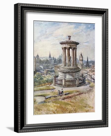 Edinburgh from Calton Hill-John Fulleylove-Framed Giclee Print