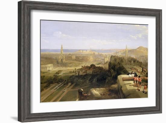 Edinburgh from the Castle, 1847-David Roberts-Framed Giclee Print