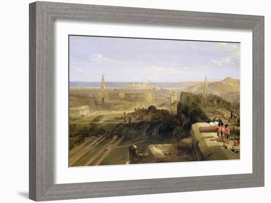Edinburgh from the Castle, 1847-David Roberts-Framed Giclee Print