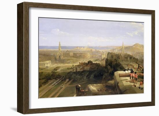 Edinburgh from the Castle, 1847-David Roberts-Framed Giclee Print