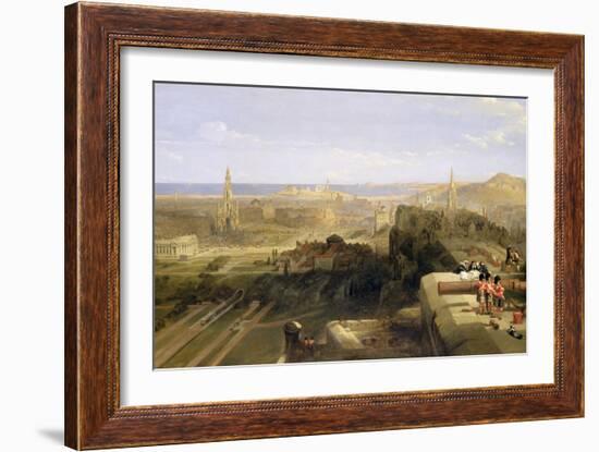 Edinburgh from the Castle, 1847-David Roberts-Framed Giclee Print