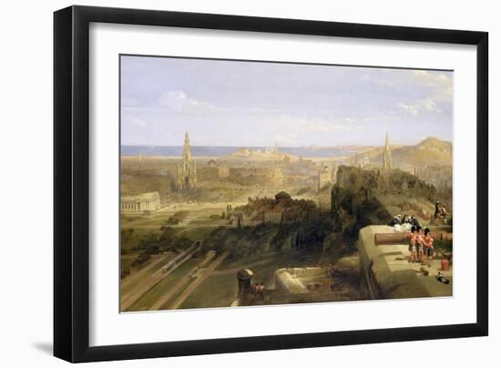 Edinburgh from the Castle, 1847-David Roberts-Framed Giclee Print