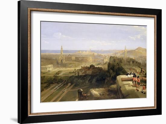 Edinburgh from the Castle, 1847-David Roberts-Framed Giclee Print