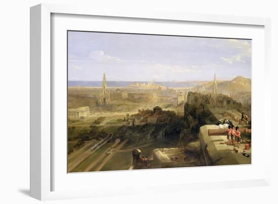 Edinburgh from the Castle, 1847-David Roberts-Framed Giclee Print