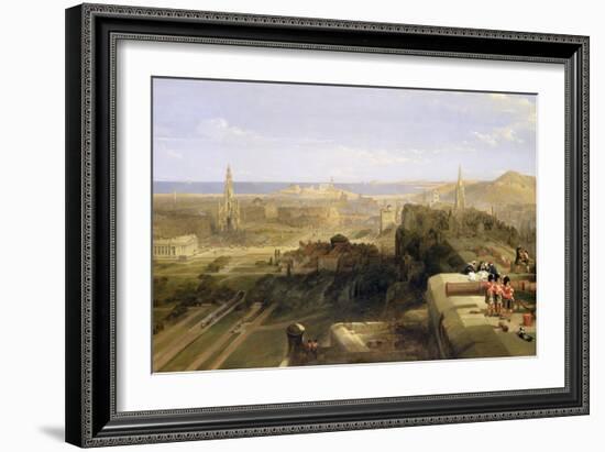 Edinburgh from the Castle, 1847-David Roberts-Framed Giclee Print