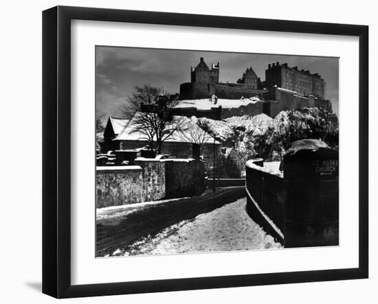 Edinburgh in Winter-null-Framed Photographic Print