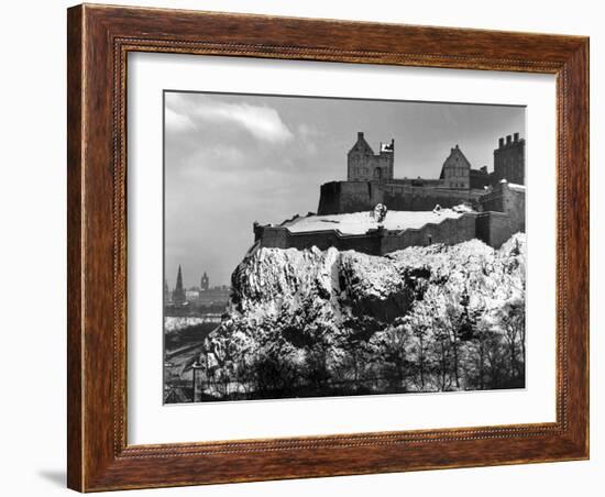 Edinburgh in Winter-null-Framed Photographic Print