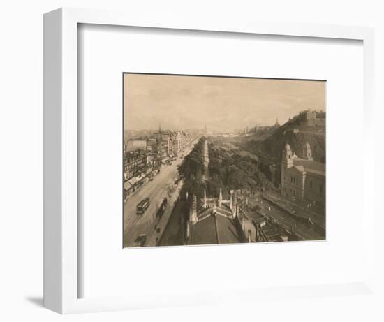 'Edinburgh, Looking Towards Calton Hill, from the West End of Princes Street', 1902-Unknown-Framed Photographic Print
