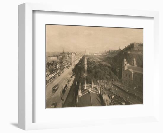 'Edinburgh, Looking Towards Calton Hill, from the West End of Princes Street', 1902-Unknown-Framed Photographic Print