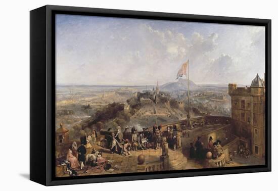 Edinburgh Old and New (Panel)-David Octavius Hill-Framed Premier Image Canvas