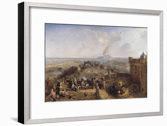 Edinburgh Old and New (Panel)-David Octavius Hill-Framed Giclee Print