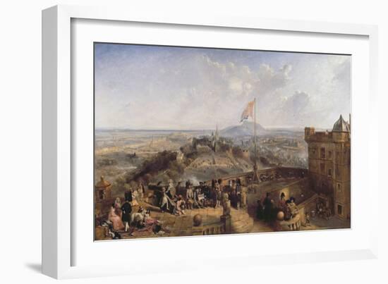 Edinburgh Old and New (Panel)-David Octavius Hill-Framed Giclee Print