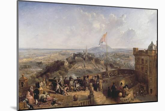 Edinburgh Old and New (Panel)-David Octavius Hill-Mounted Giclee Print
