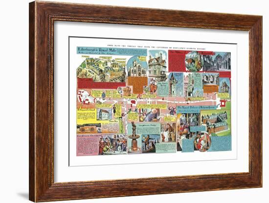 Edinburgh's Royal Mile-Peter Jackson-Framed Giclee Print