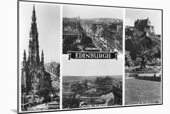 Edinburgh, Scotland, 20th Century-null-Mounted Giclee Print