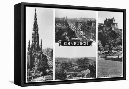 Edinburgh, Scotland, 20th Century-null-Framed Premier Image Canvas