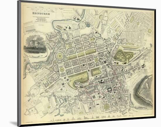 Edinburgh, Scotland, c.1834-null-Mounted Art Print