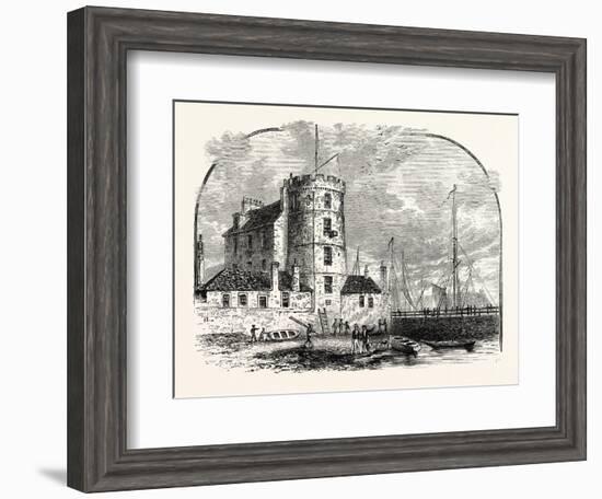 Edinburgh: Signal Tower Leith Harbour 1829-null-Framed Giclee Print