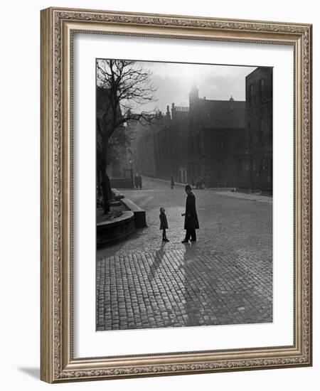 Edinburgh street scenes, 1930s-Unknown-Framed Photographic Print