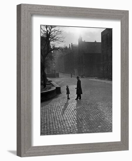 Edinburgh street scenes, 1930s-Unknown-Framed Photographic Print