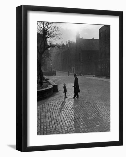 Edinburgh street scenes, 1930s-Unknown-Framed Photographic Print