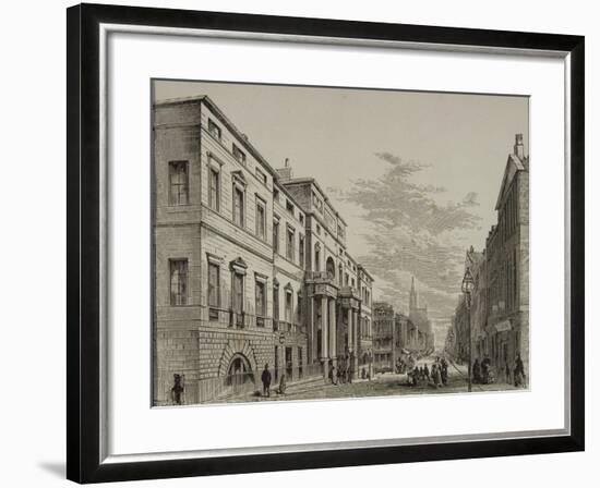 Edinburgh University in C.1880, from 'scottish Pictures' Published by the Religious Tract…-null-Framed Giclee Print