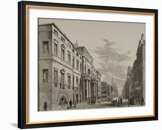 Edinburgh University in C.1880, from 'scottish Pictures' Published by the Religious Tract…-null-Framed Giclee Print