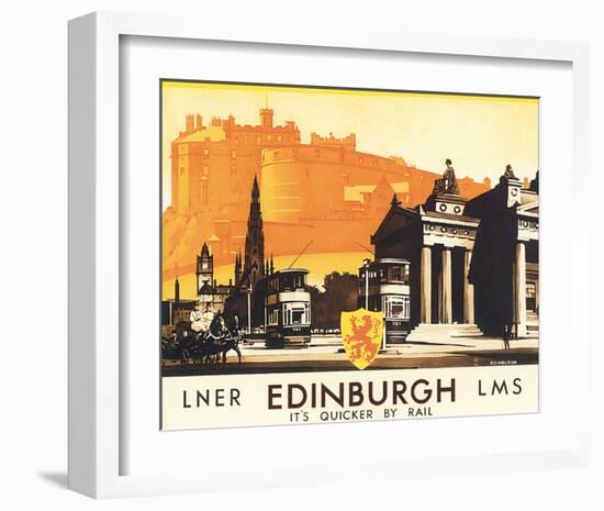 Edinburgh-null-Framed Art Print
